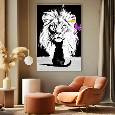 Quadro Stampa su Tela Il tuo specchio - CupidoDesign