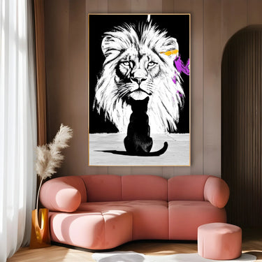 Quadro Stampa su Tela Il tuo specchio - CupidoDesign