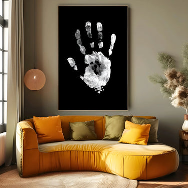 Quadro Stampa su Tela Impronta - CupidoDesign