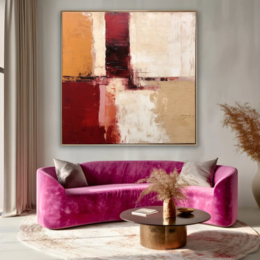 Quadro Stampa su Tela Impronta di Raffinatezza - CupidoDesign
