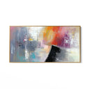 Quadro Stampa su Tela Impulso Arancio - CupidoDesign
