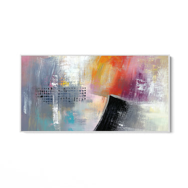 Quadro Stampa su Tela Impulso Arancio - CupidoDesign