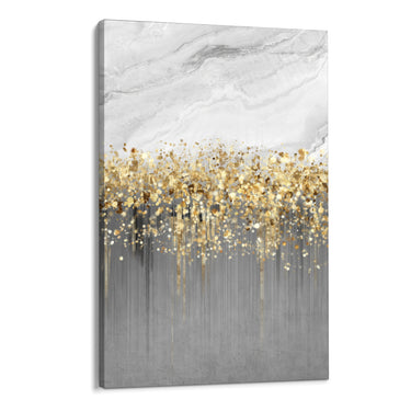 Quadro Stampa su Tela Incanto d'Oro - CupidoDesign