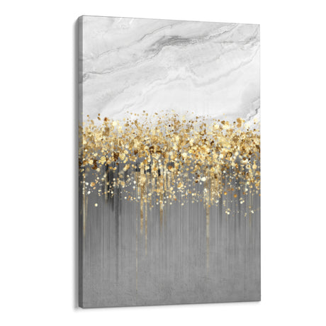 Quadro Stampa su Tela Incanto d'Oro - CupidoDesign