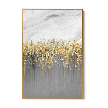 Quadro Stampa su Tela Incanto d'Oro - CupidoDesign