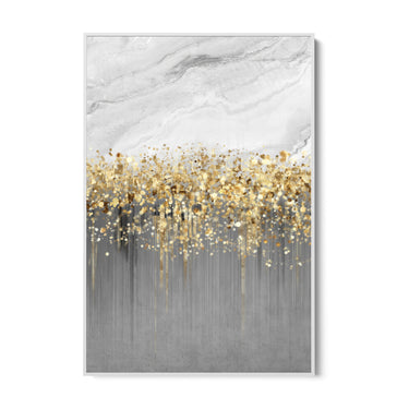 Quadro Stampa su Tela Incanto d'Oro - CupidoDesign