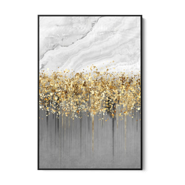 Quadro Stampa su Tela Incanto d'Oro - CupidoDesign