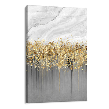 Quadro Stampa su Tela Incanto d'Oro - CupidoDesign