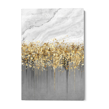 Quadro Stampa su Tela Incanto d'Oro - CupidoDesign