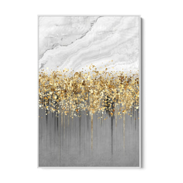 Quadro Stampa su Tela Incanto d'Oro - CupidoDesign