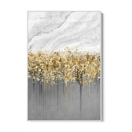 Quadro Stampa su Tela Incanto d'Oro - CupidoDesign