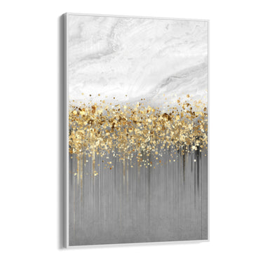 Quadro Stampa su Tela Incanto d'Oro - CupidoDesign