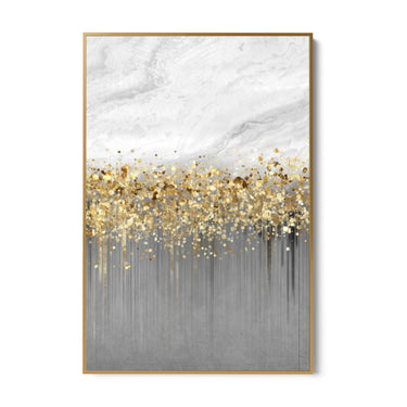Quadro Stampa su Tela Incanto d'Oro - CupidoDesign