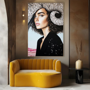 Quadro Stampa su Tela Incanto di Rosa - CupidoDesign