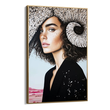 Quadro Stampa su Tela Incanto di Rosa - CupidoDesign