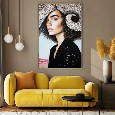 Quadro Stampa su Tela Incanto di Rosa - CupidoDesign