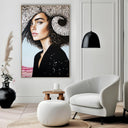 Quadro Stampa su Tela Incanto di Rosa - CupidoDesign