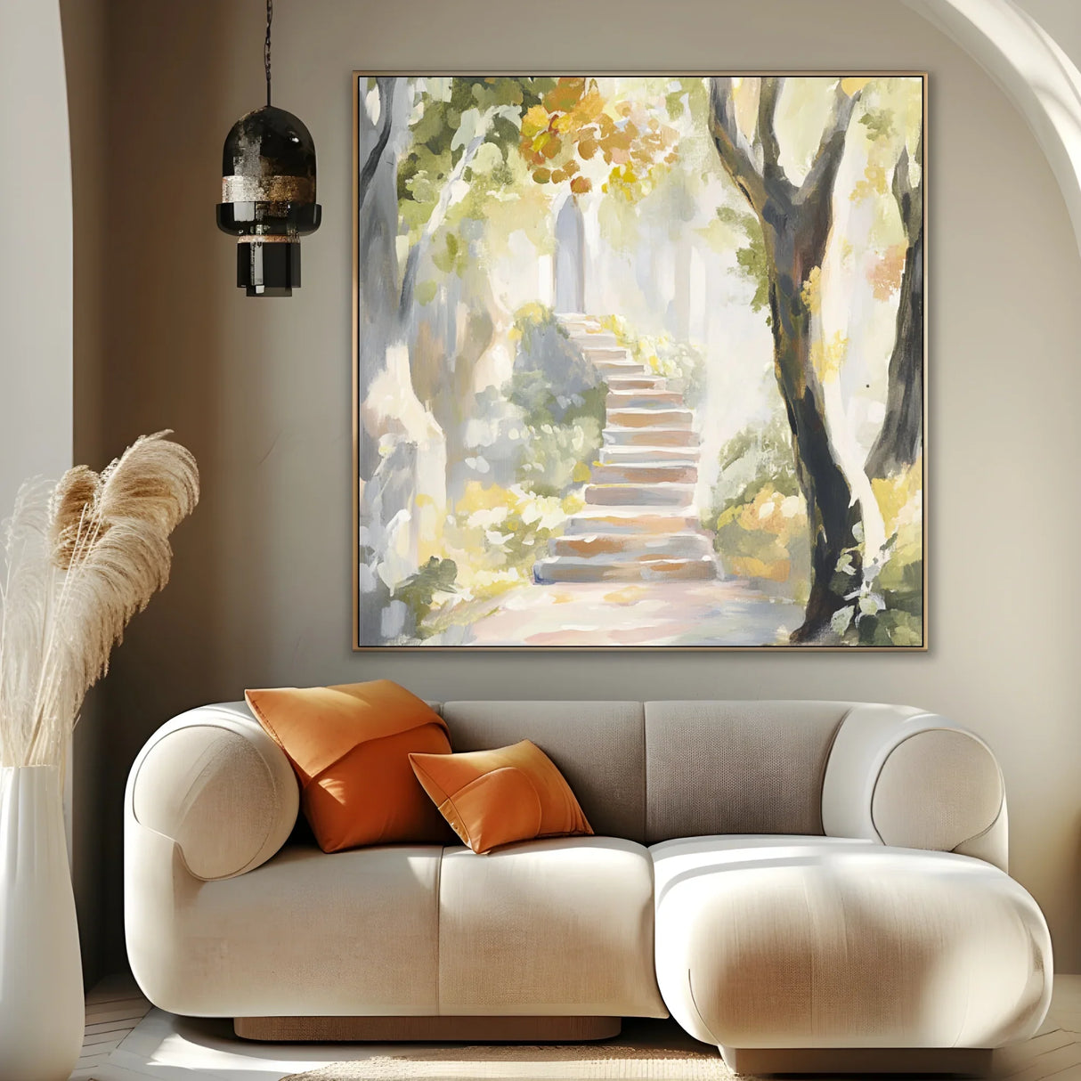 Quadro Stampa su Tela Ingresso Dorato - CupidoDesign