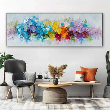 Quadro Stampa su Tela Intreccio di Colori - CupidoDesign