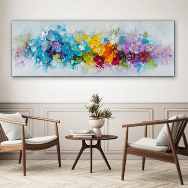 Quadro Stampa su Tela Intreccio di Colori - CupidoDesign