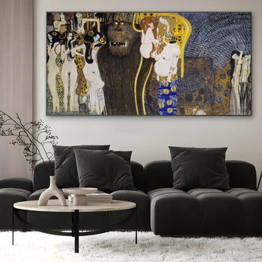 Quadro Stampa su Tela I poteri ostili, Gustav Klimt (1902) - CupidoDesign
