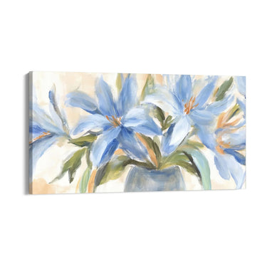 Quadro Stampa su Tela Iride Azzurra - CupidoDesign
