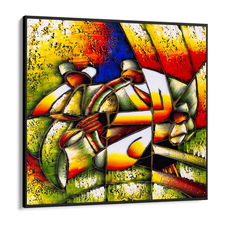 Quadro Stampa su Tela Jazz Geometrico - CupidoDesign