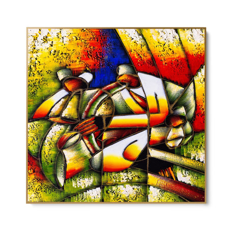 Quadro Stampa su Tela Jazz Geometrico - CupidoDesign