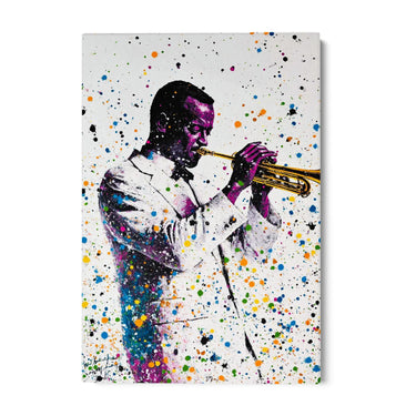 Quadro Stampa su Tela Jazz Liquido - CupidoDesign