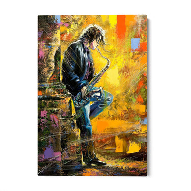 Quadro Stampa su Tela Jazz di Fuoco - CupidoDesign