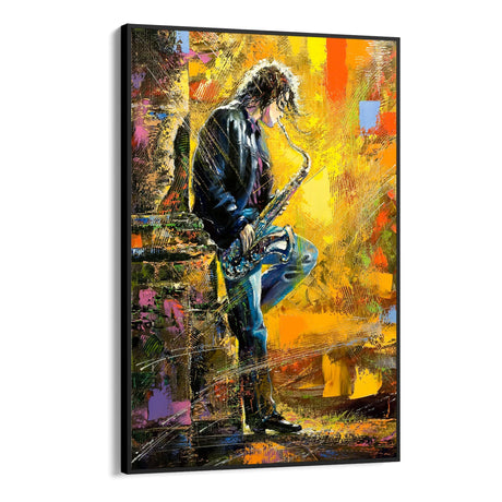 Quadro Stampa su Tela Jazz di Fuoco - CupidoDesign