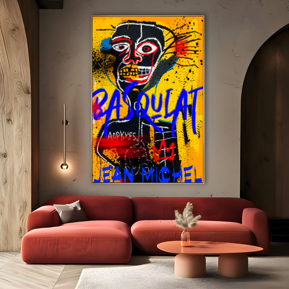 Żółty Jean Michel Basquiat