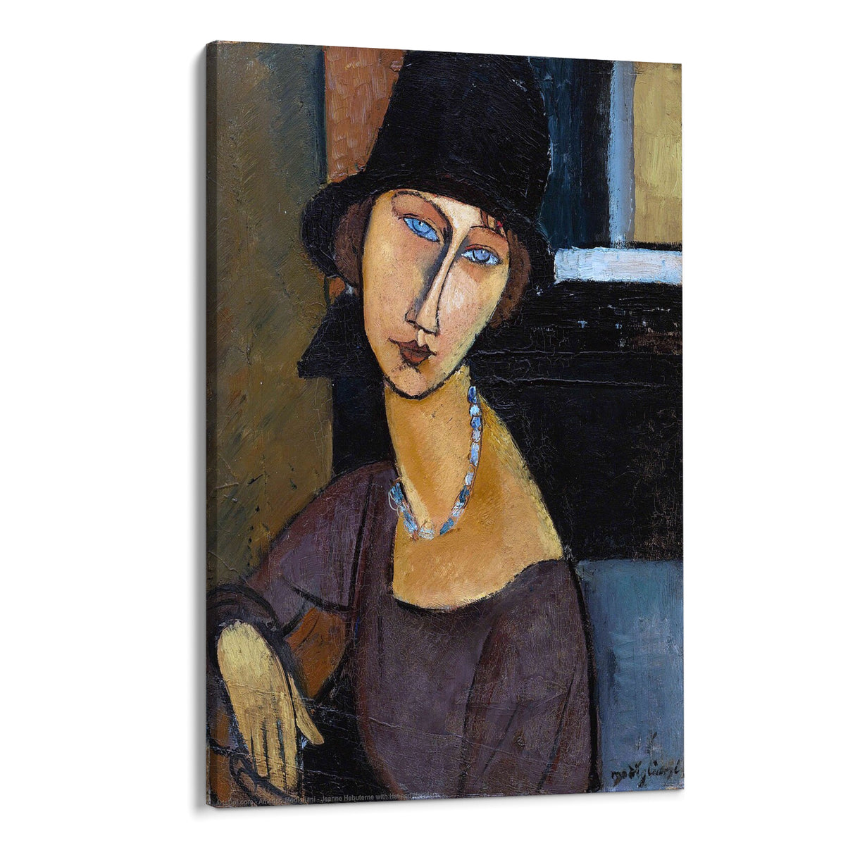 Quadro Stampa su Tela Jeanne Hébuterne, Amedeo Modigliani - CupidoDesign