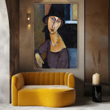 Quadro Stampa su Tela Jeanne Hébuterne, Amedeo Modigliani - CupidoDesign