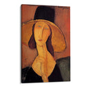 Quadro Stampa su Tela Jeanne Hébuterne con cappello, Amedeo Modigliani - CupidoDesign