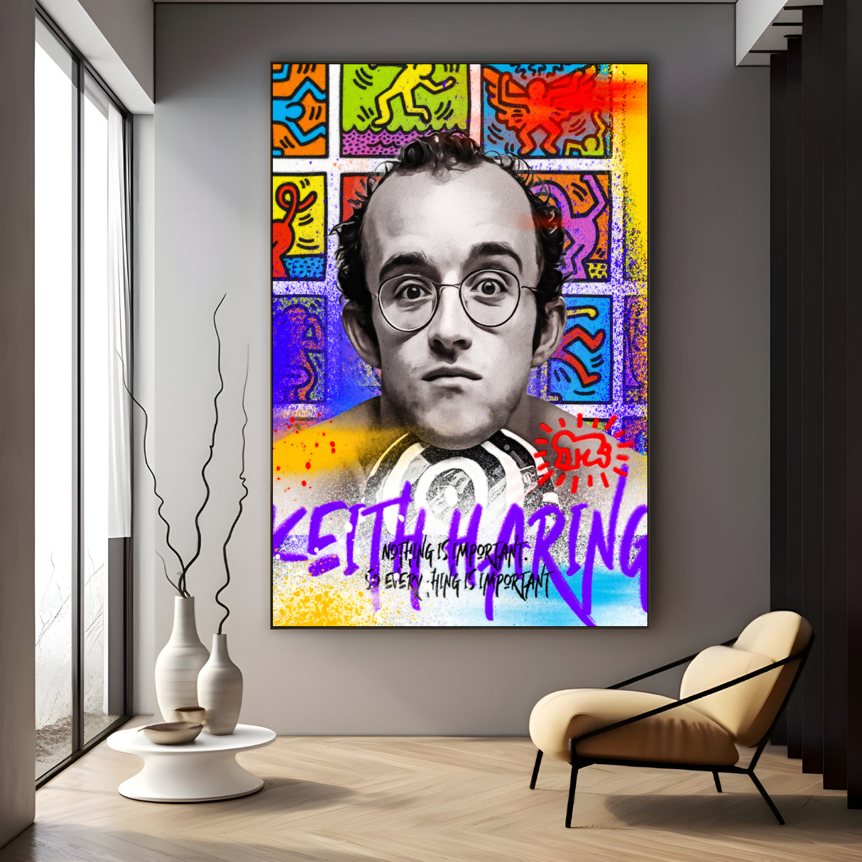 Keith Haring Vægkunst