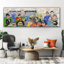 Quadro Stampa su Tela Keystone Cops, John Decker - CupidoDesign