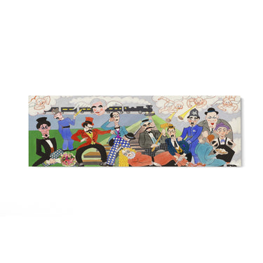 Quadro Stampa su Tela Keystone Cops, John Decker - CupidoDesign