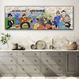 Quadro Stampa su Tela Keystone Cops, John Decker - CupidoDesign