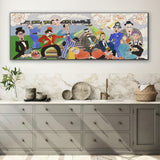 Quadro Stampa su Tela Keystone Cops, John Decker - CupidoDesign