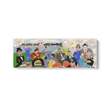 Quadro Stampa su Tela Keystone Cops, John Decker - CupidoDesign