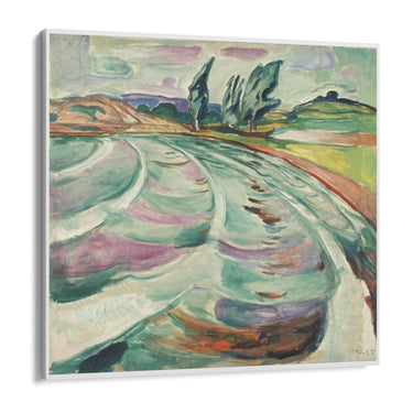 Quadro Stampa su Tela L'Onda, Edvard Munch - CupidoDesign