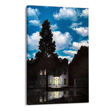 Quadro Stampa su Tela L'impero della luce, René Magritte - CupidoDesign
