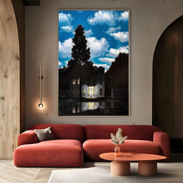 Quadro Stampa su Tela L'impero della luce, René Magritte - CupidoDesign