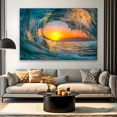 Quadro Stampa su Tela L’Occhio dell’Onda - CupidoDesign