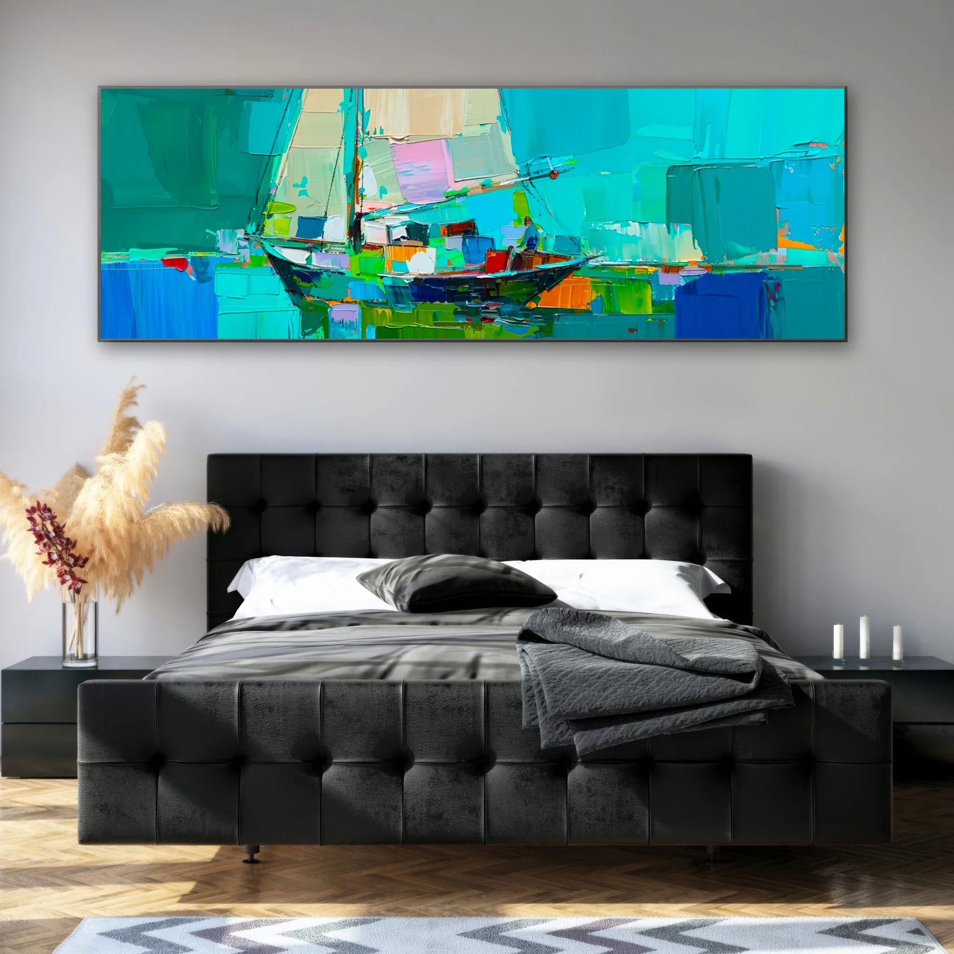 Quadro Stampa su Tela La Barca dei Sogni - CupidoDesign