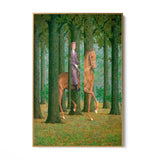 Quadro Stampa su Tela La Firma in Bianco, René Magritte - CupidoDesign