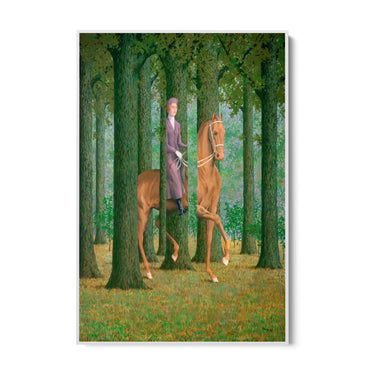 Quadro Stampa su Tela La Firma in Bianco, René Magritte - CupidoDesign