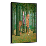 Quadro Stampa su Tela La Firma in Bianco, René Magritte - CupidoDesign