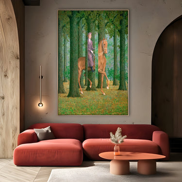 Quadro Stampa su Tela La Firma in Bianco, René Magritte - CupidoDesign